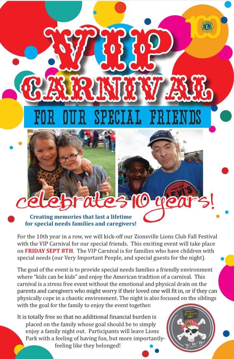 VIP Carnival - Special Needs Carnival